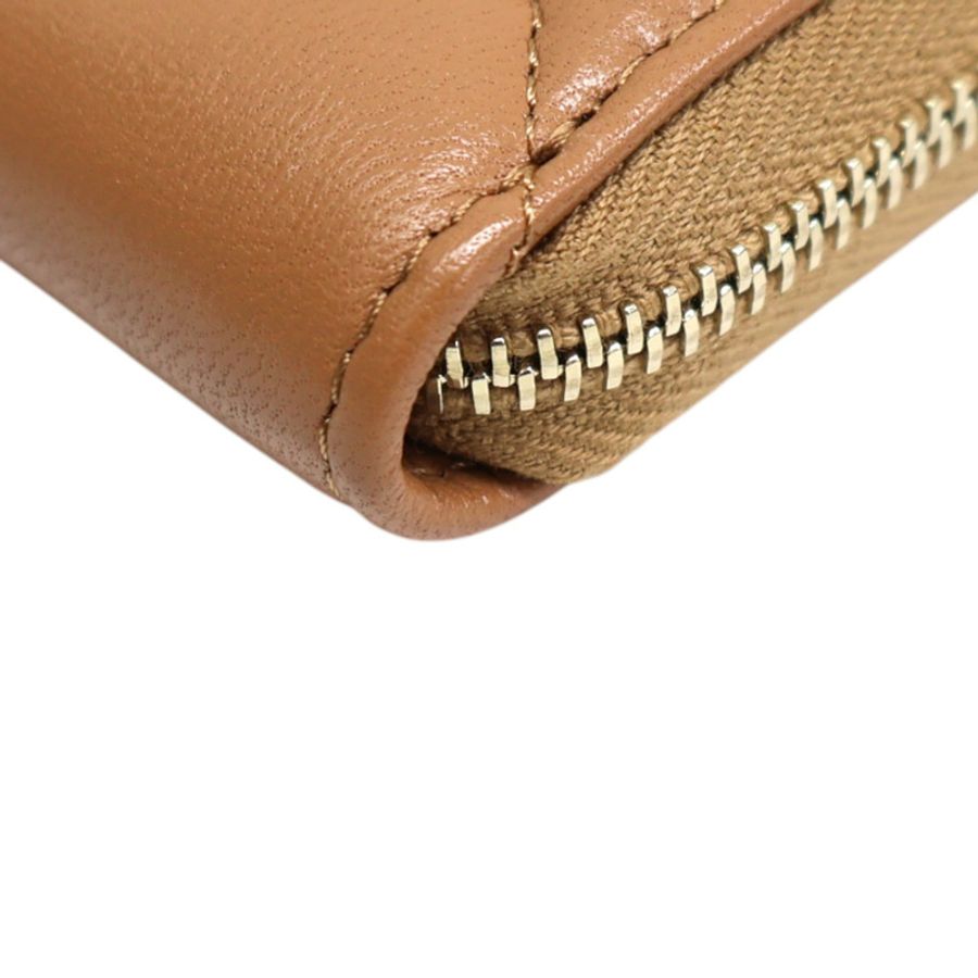 棕色 菱格紋 牛皮 19 Zip Coin Purse 拉鍊 零錢包【CHANEL 香奈兒】 AP0949-8