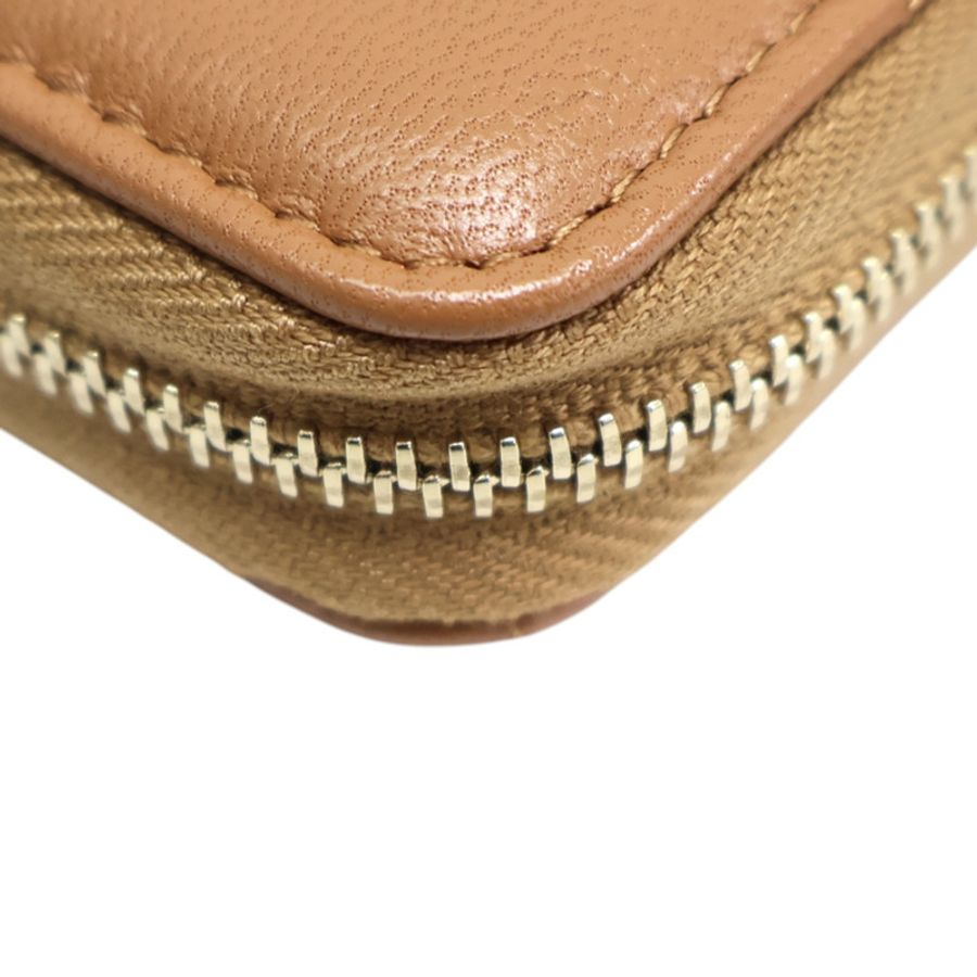 棕色 菱格紋 牛皮 19 Zip Coin Purse 拉鍊 零錢包【CHANEL 香奈兒】 AP0949-10