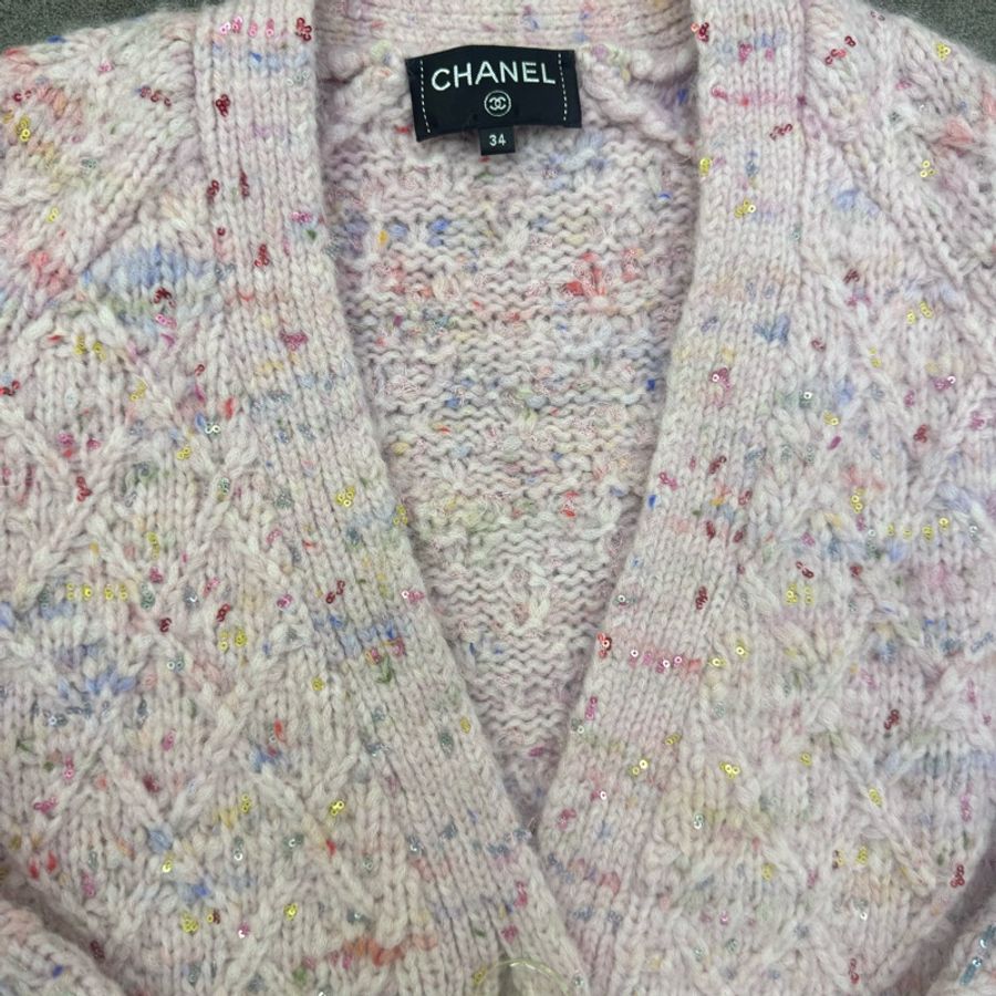 Chanel 羊毛針織外套 EU 34-13