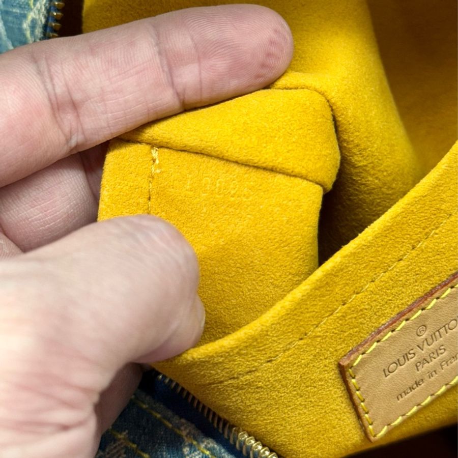 LV M95048 Baggy Denim Hobo GM 藍色丹寧牛仔肩背包-33