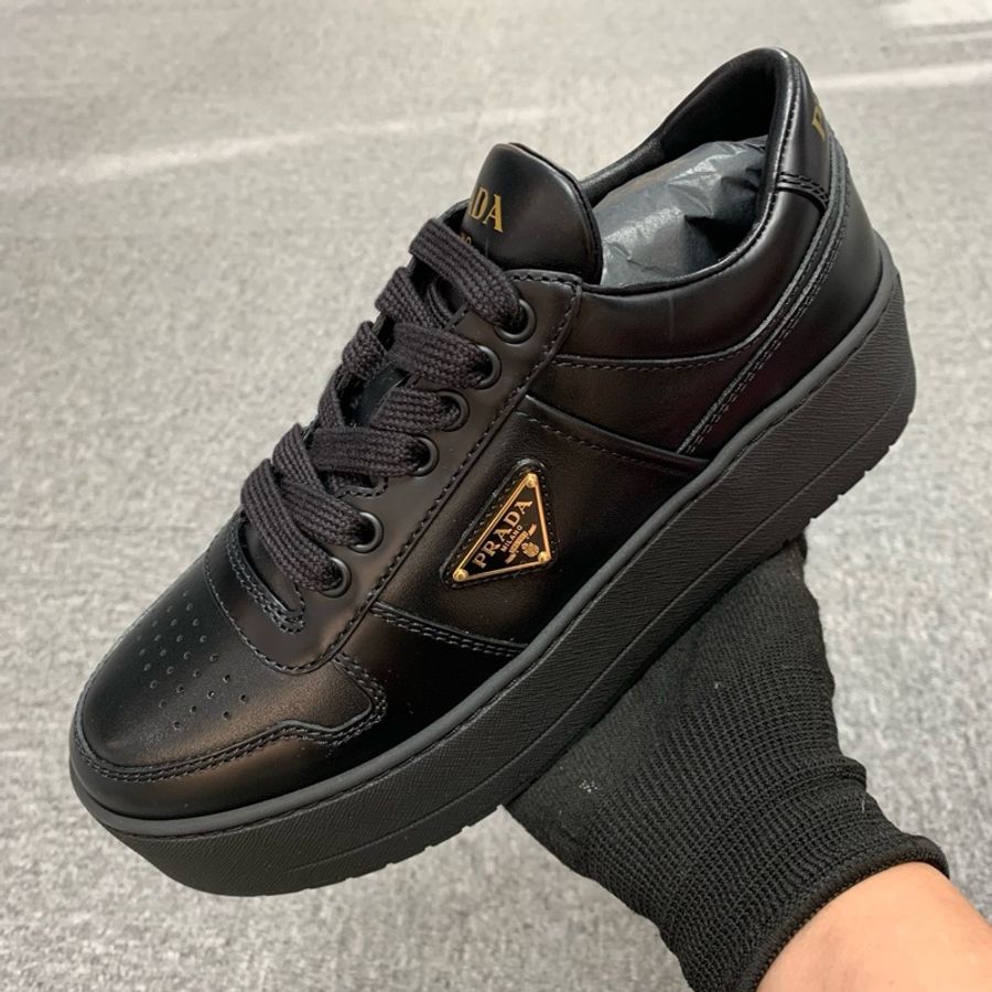 PRADA🆕厚底超輕黑色金標 1E792M-3LPH-F0002-D050 Size 38.5 39 🈹️-0