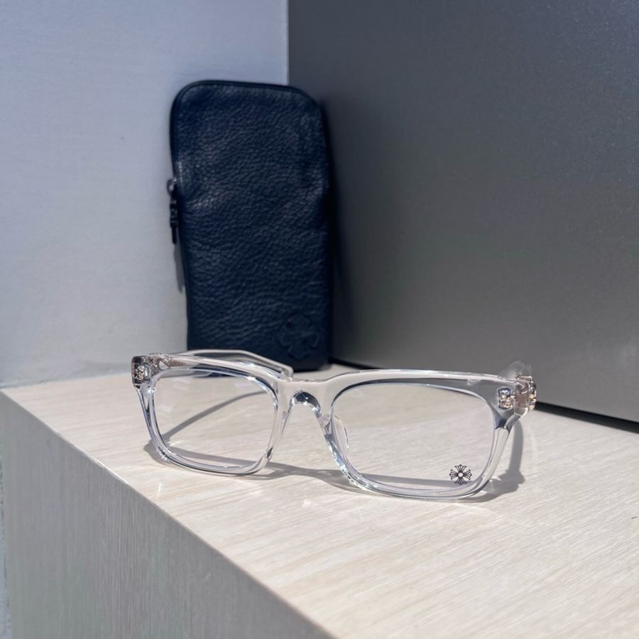 CHROME HEARTS 透明款 GITTIN-ANY-A-CRYS-18KGP-3