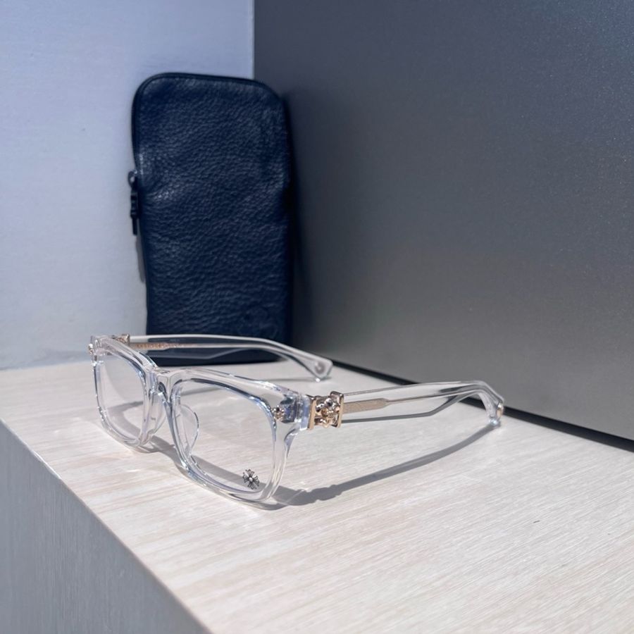 CHROME HEARTS 透明款 GITTIN-ANY-A-CRYS-18KGP-4
