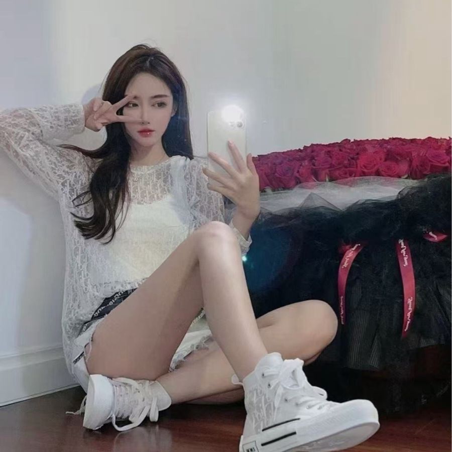 Dior b23 純白老花滿印運動鞋 36/38/39/40/41/42/44/45/-2