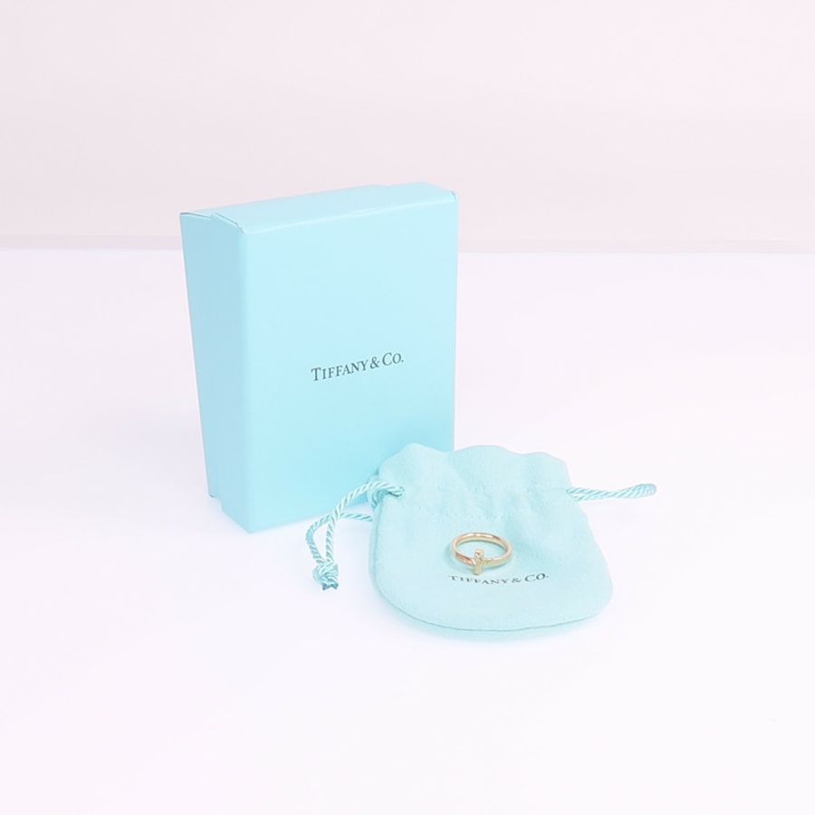 TIFFANY＆CO 18K玫瑰金T1 Ring戒指US#3.75-10