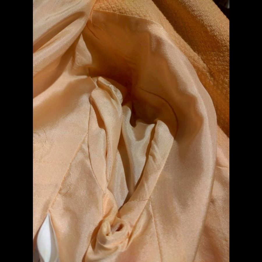 Chanel 膚色羊毛料雙口袋外套-27