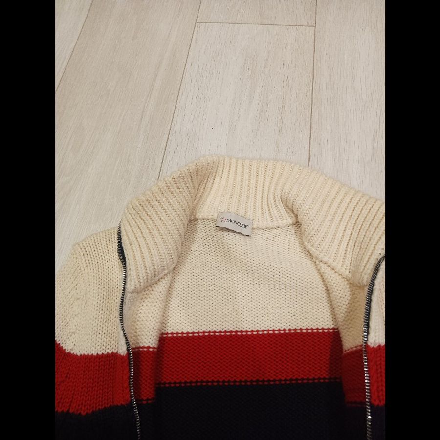 moncler 毛衣#紅米白藍#正品#S號-3