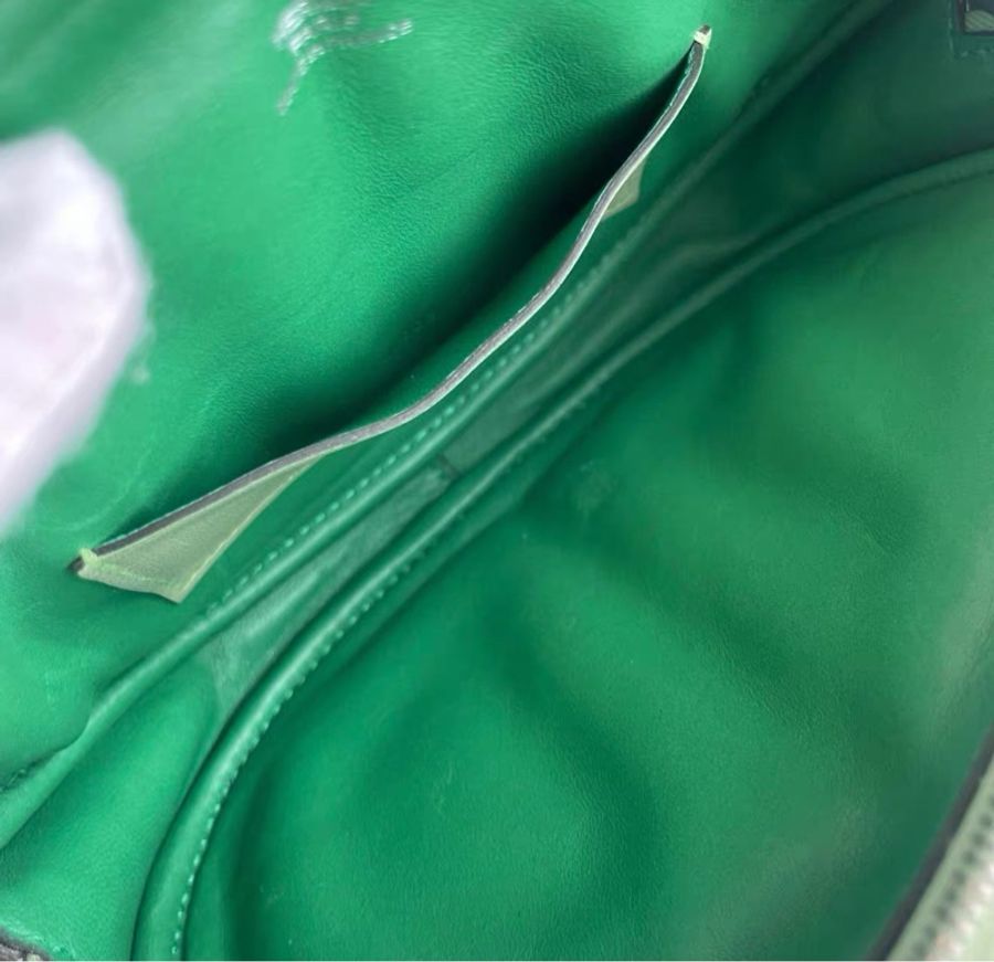 🌈Hermes💚In the loop🌟豬鼻子腰包💚牛油果綠銀扣🌈98新🌟Swift 皮🌟beltbag🌟豬鼻子🌟愛馬仕🌟-6