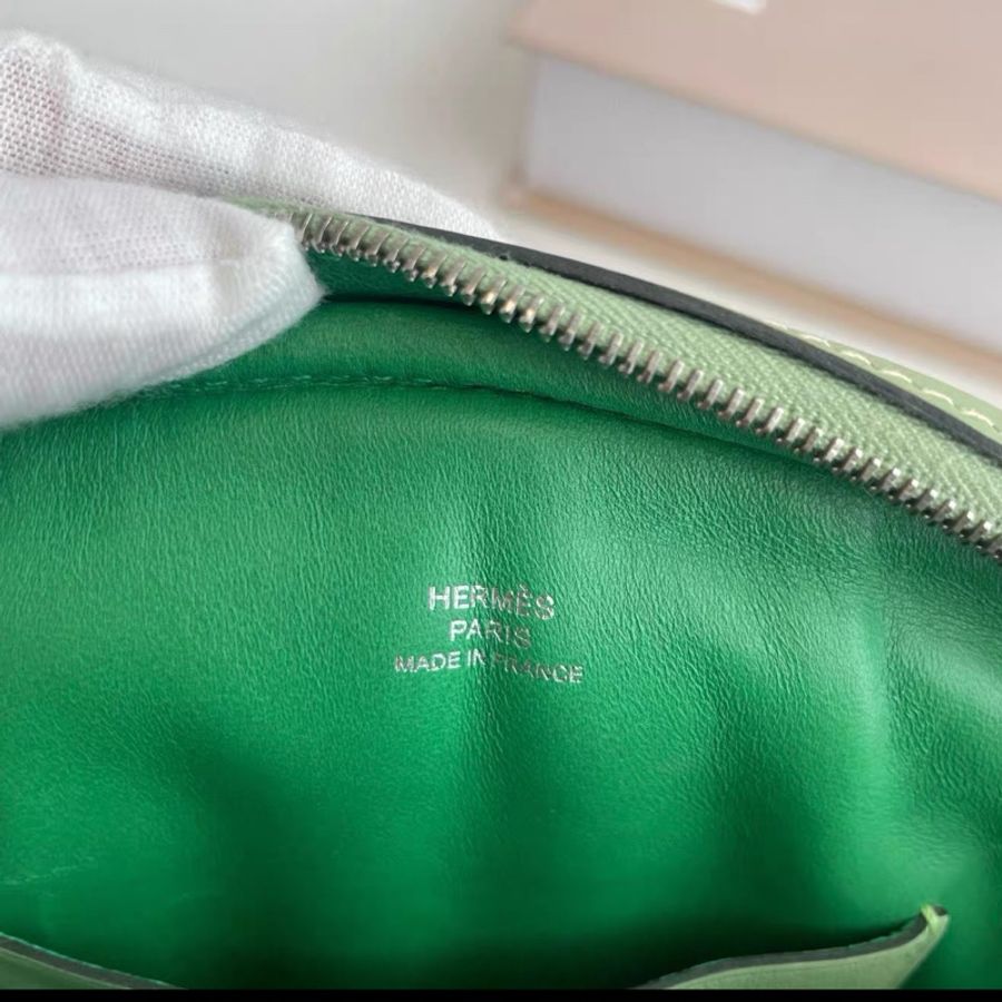 🌈Hermes💚In the loop🌟豬鼻子腰包💚牛油果綠銀扣🌈98新🌟Swift 皮🌟beltbag🌟豬鼻子🌟愛馬仕🌟-7