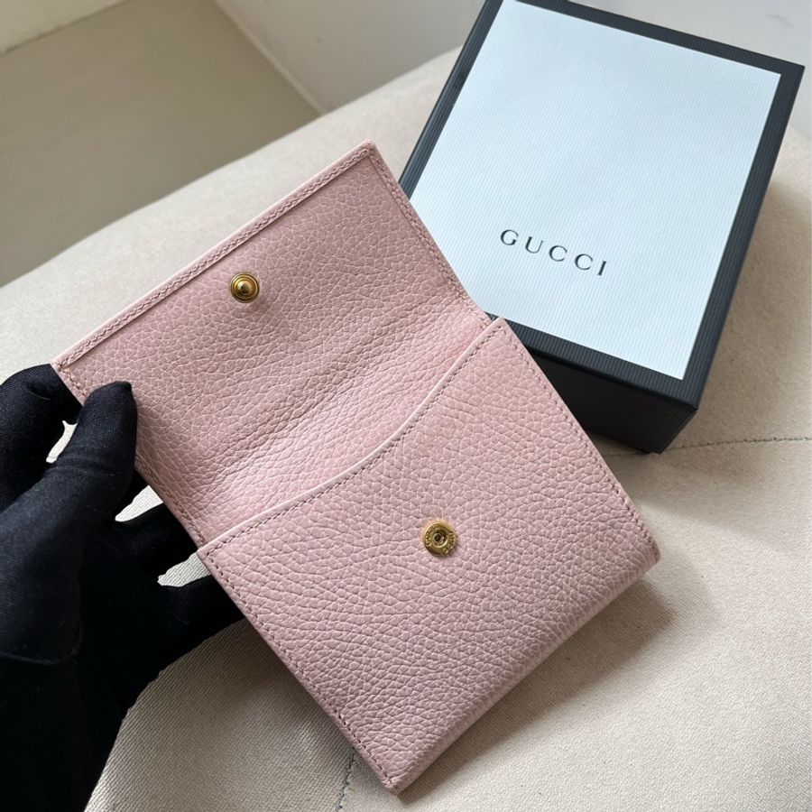 🏷️ Gucci 櫻花粉短夾-7