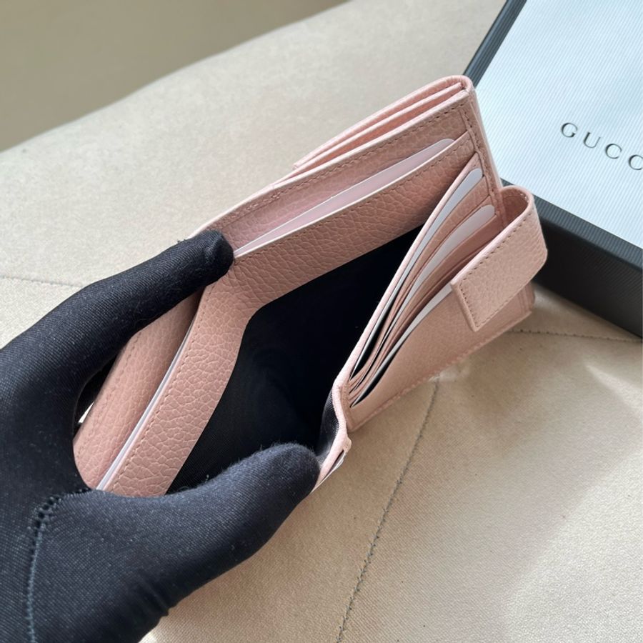 🏷️ Gucci 櫻花粉短夾-9