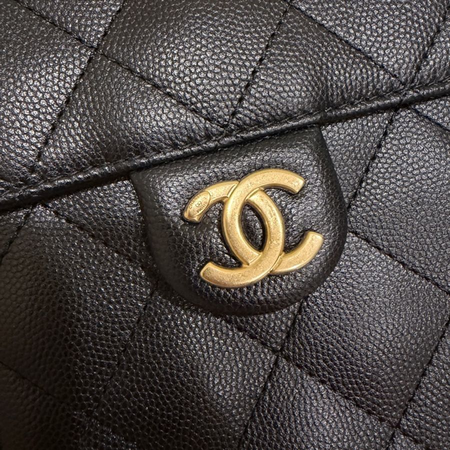 Chanel 25bag 小號 荔枝皮革-16