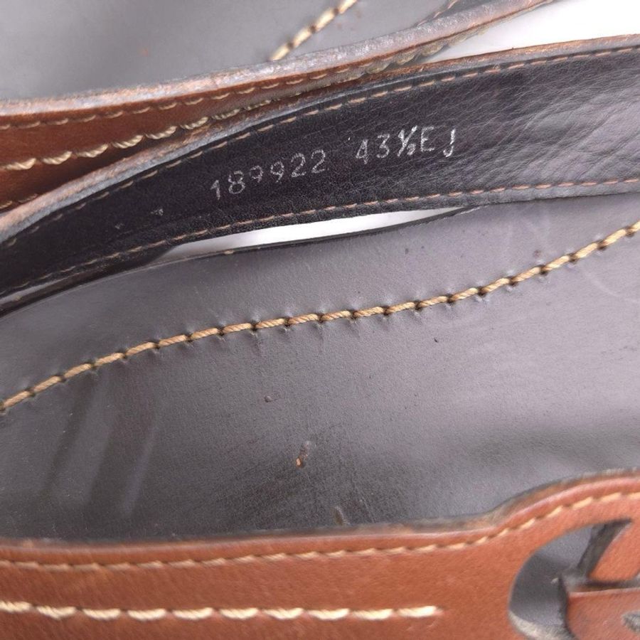 🕴️新上架🕴️Gucci 頂級奢華真皮夾腳人字拖鞋-14