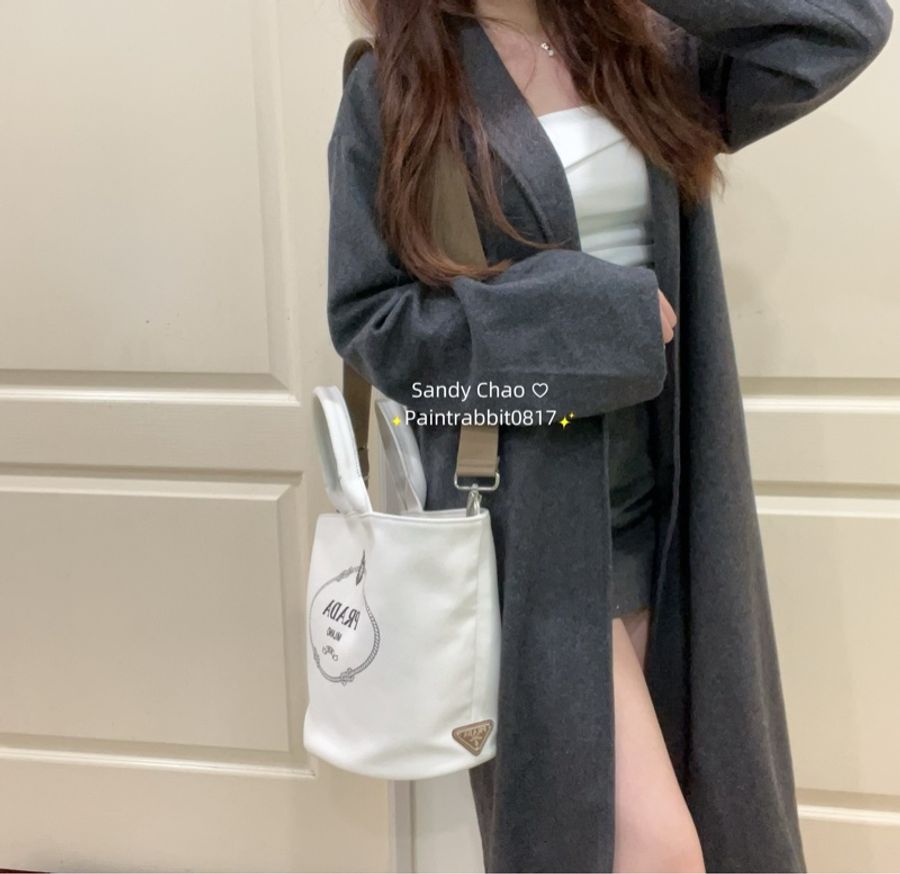 ෆ Prada 子母菜籃子包-0