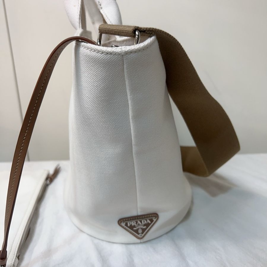 ෆ Prada 子母菜籃子包-14