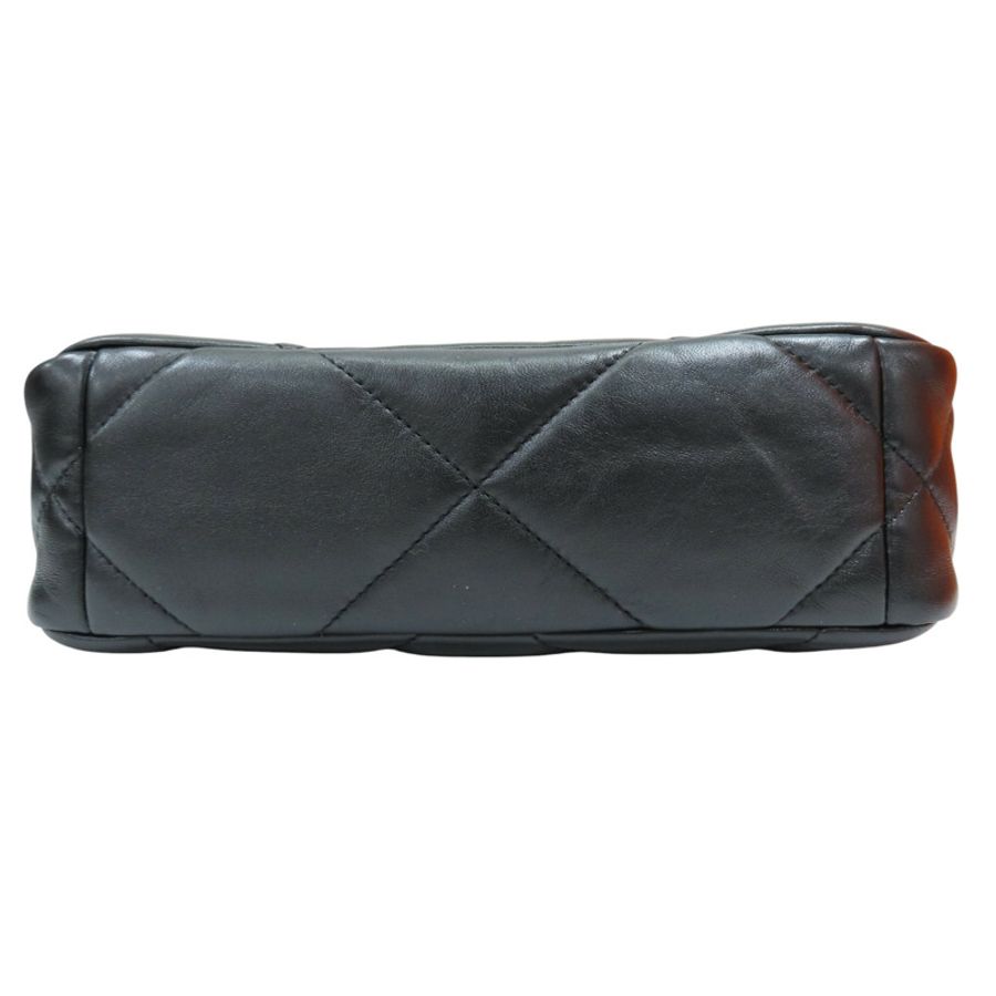黑色 羊皮 19 鏈帶肩背包【CHANEL 香奈兒】 AS1160-3
