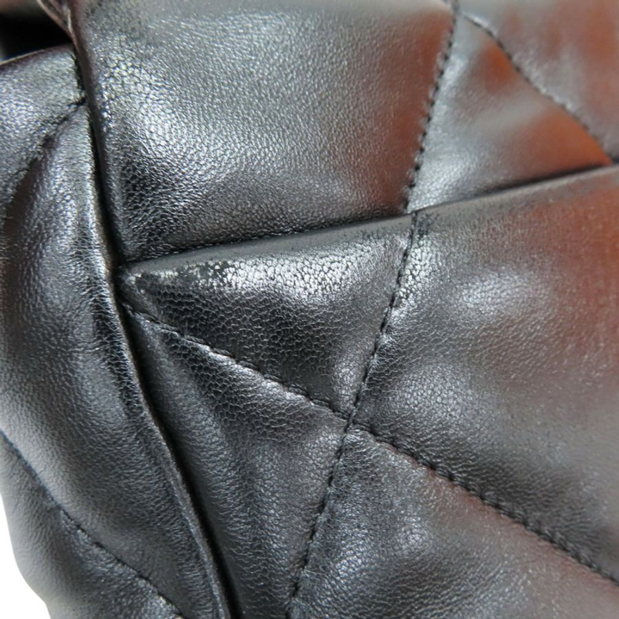 黑色 羊皮 19 鏈帶肩背包【CHANEL 香奈兒】 AS1160-13