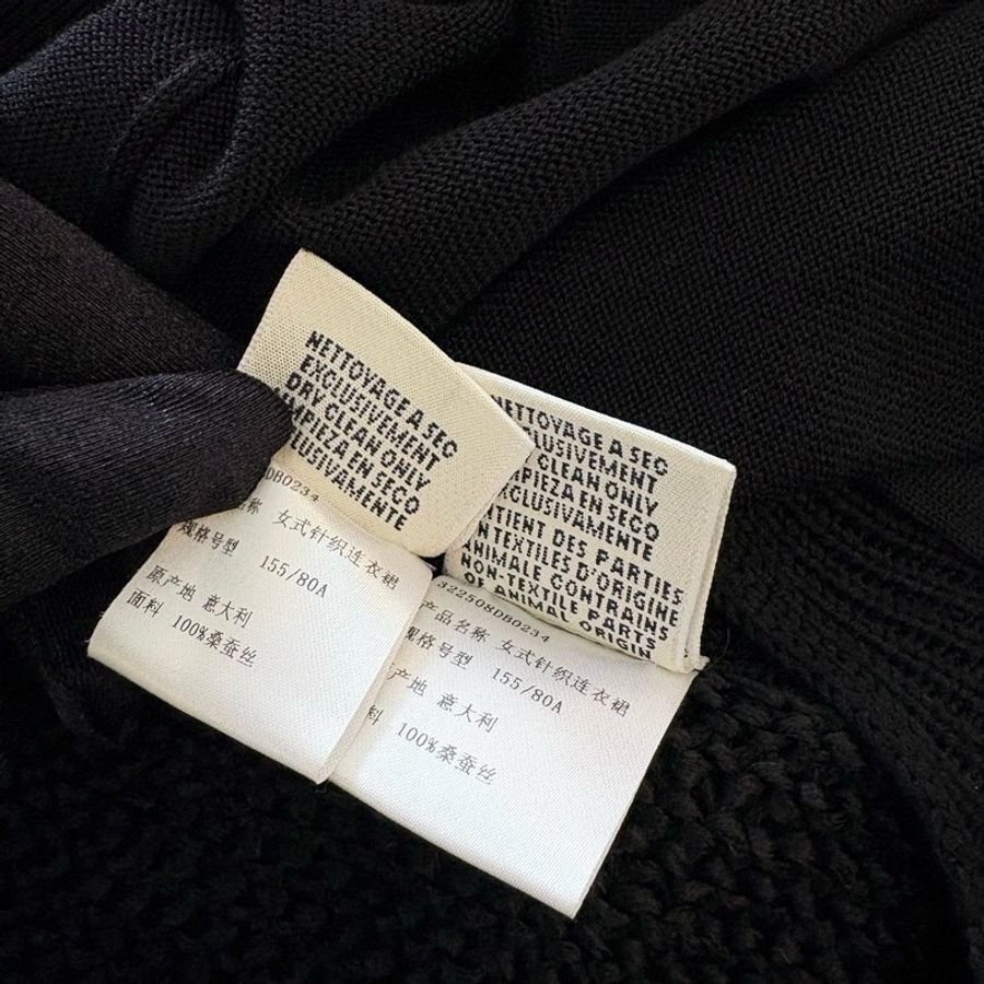 闲置新 未使用 Hermes/愛馬仕/WX109316/黑色鏤空無袖裙/34碼-6