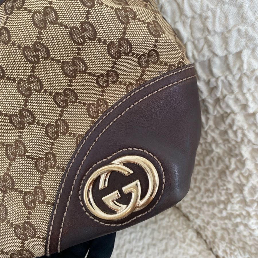 gucci 老花肩背包-4