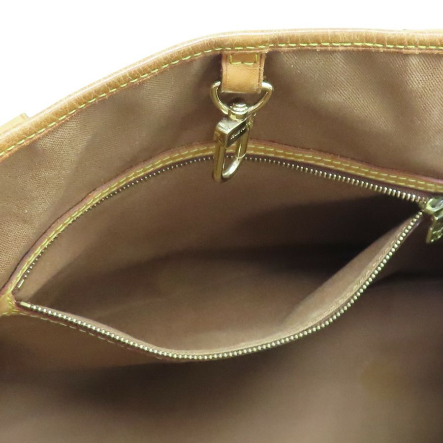 棕色 原花帆布 Batignolles Horizontal 肩背包【LOUIS VUITTON LV 路易威登】 M51154-7