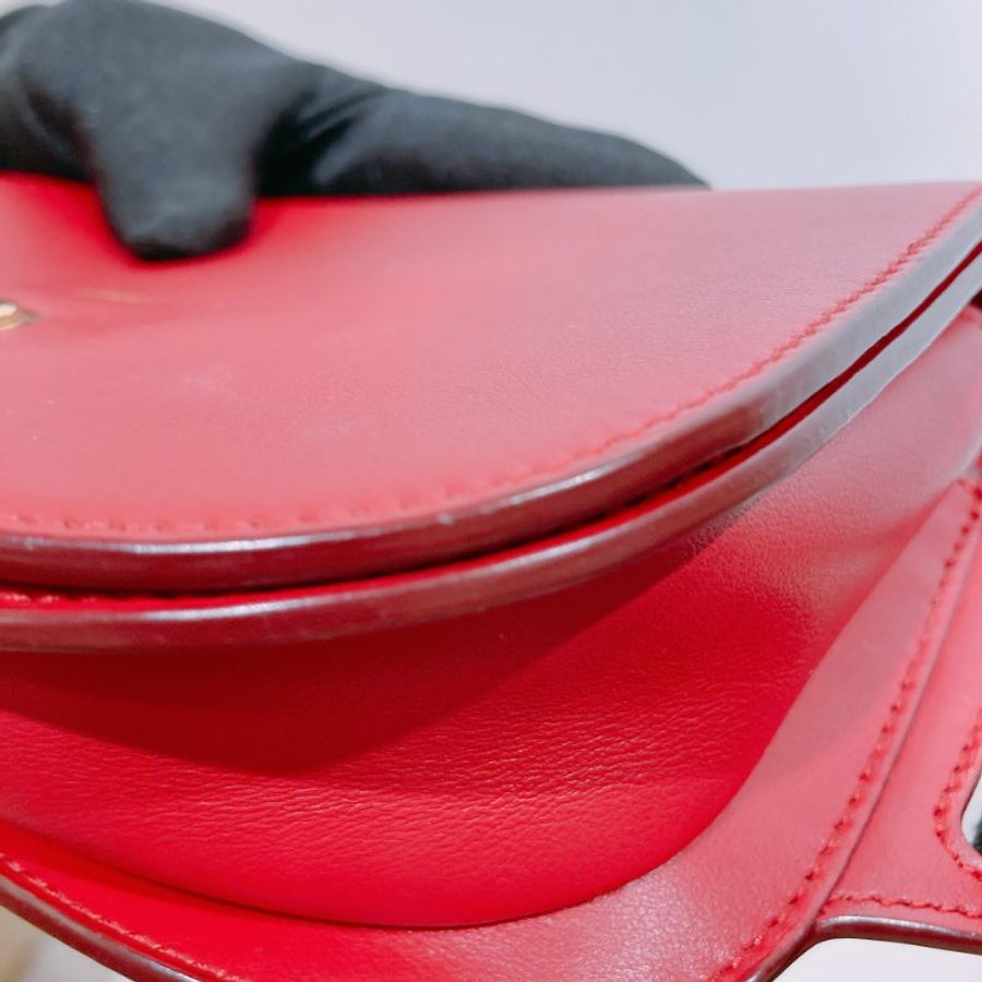 TW4671 Bally 巴利翻蓋式包包 Clayn Mini Crossbody Bag Red-22