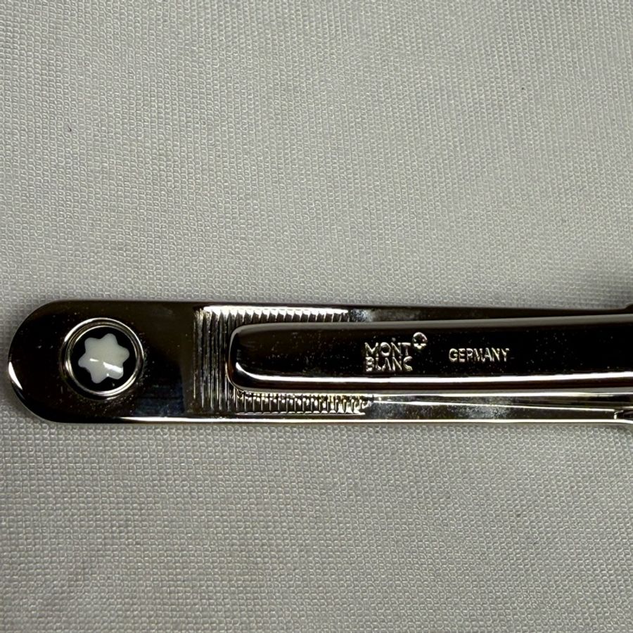MONTBLANC 絕版 綠色 領帶夾-7