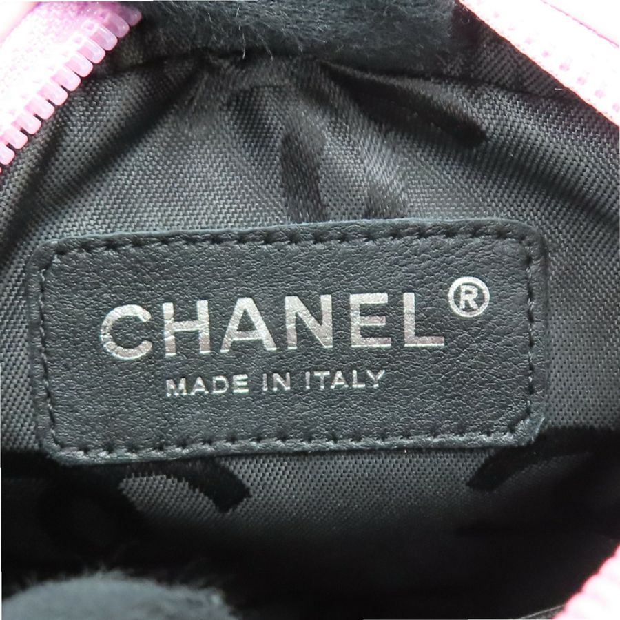 粉/黑色 牛皮 Cambon  肩背包 A25177【CHANEL 香奈兒】 A25177-7