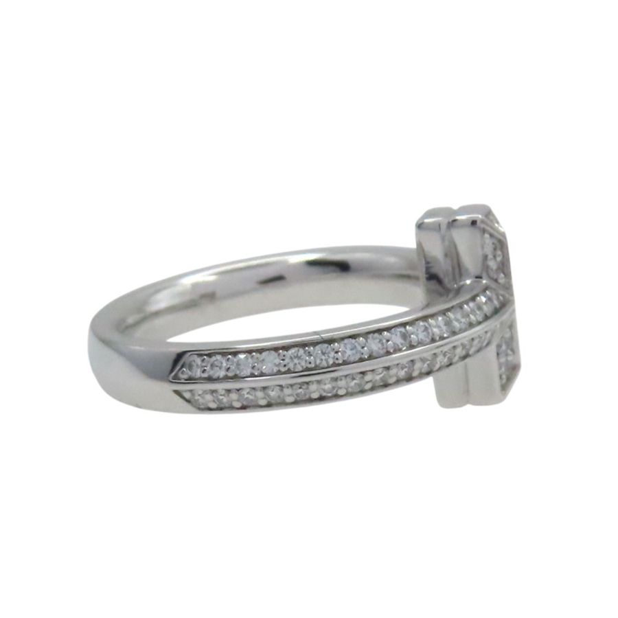 18K白金鑽石T1戒指【Tiffany & Co 蒂芬妮】-4