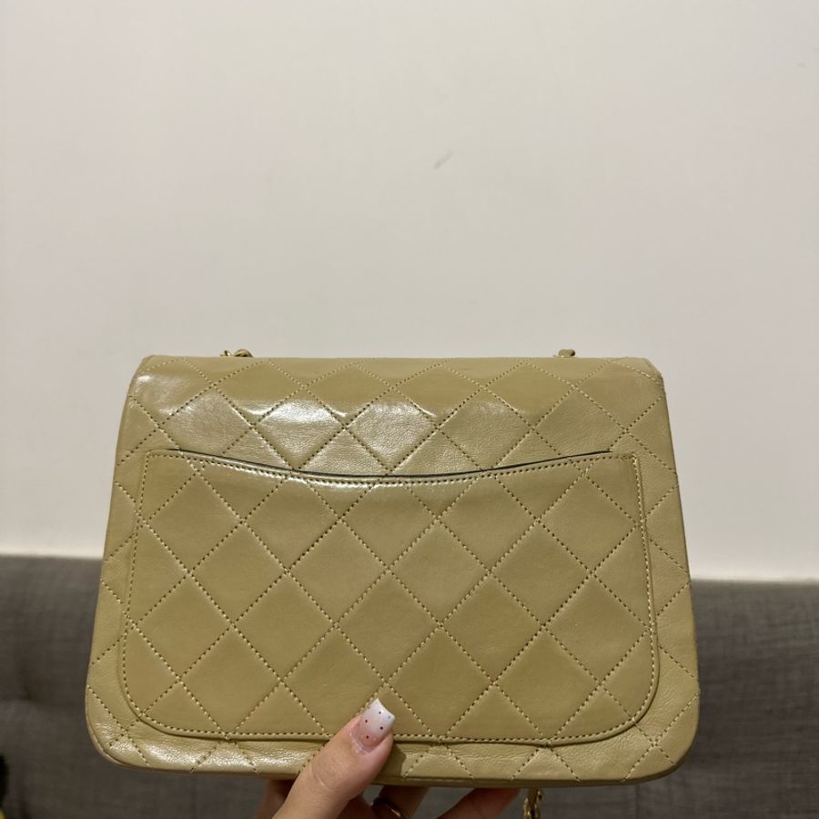 Chanel Vintage 奶茶色信封包 😍 美女們快來買包包吧-1