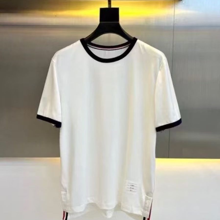 Thom Browne 男款 短袖 Tee#1 2 3 4  海軍藍/白色-2
