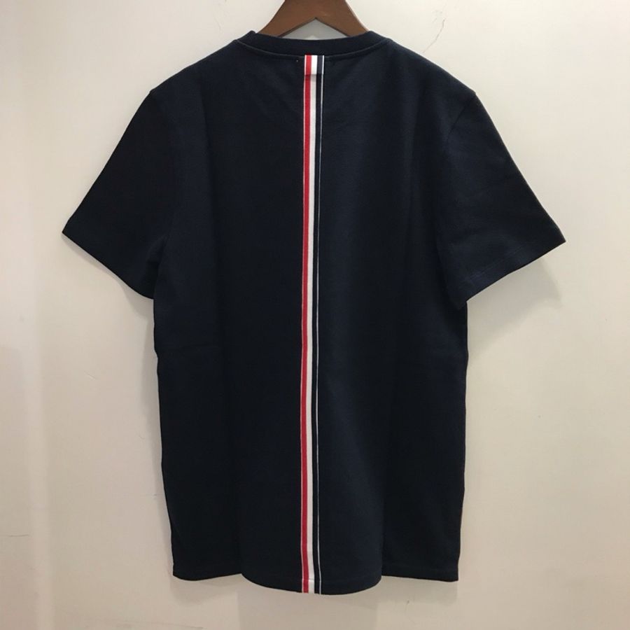 Thom Browne 男款 短袖tee #1 2 3 4 海軍藍/白色-1