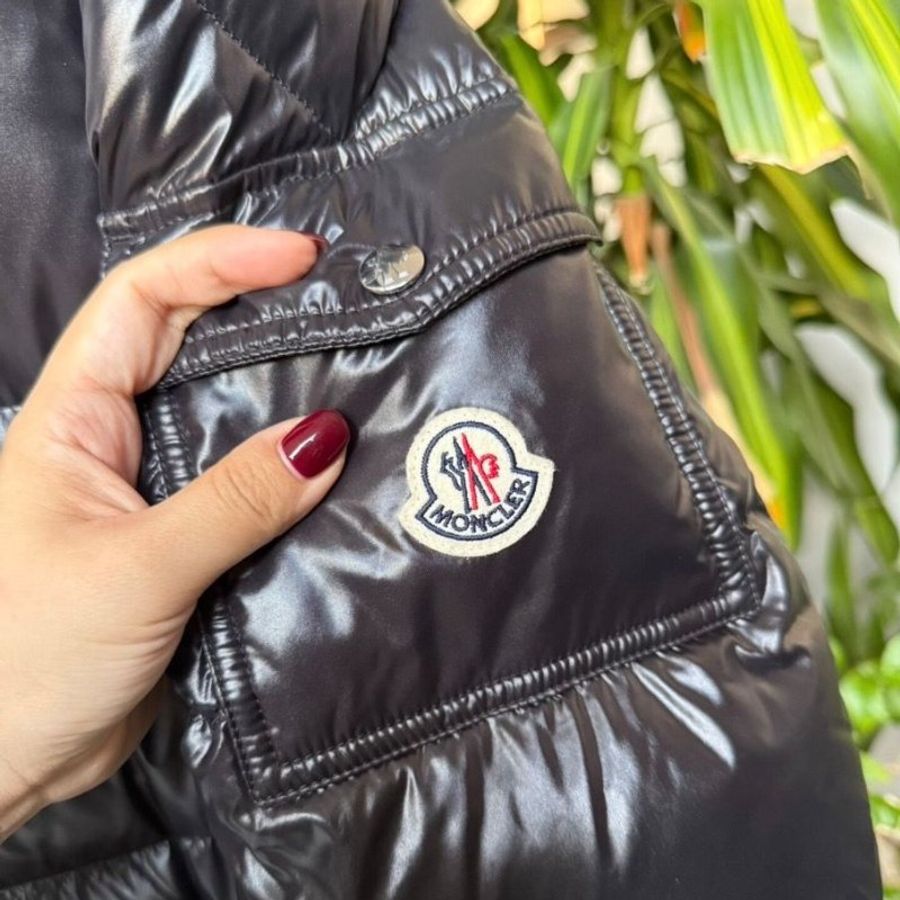Moncler Hanoverian 黑色長款男款羽絨外套2碼 肩寬48.5cm衣長106cm胸圍61.5cm 95新配件塵袋衣架-4