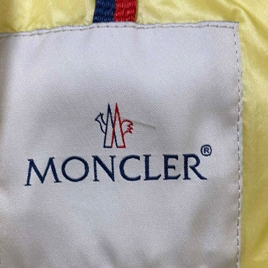 Moncler argo新款奶白色飛行員羽絨外套 1碼 95新 配件塵袋衣架-2
