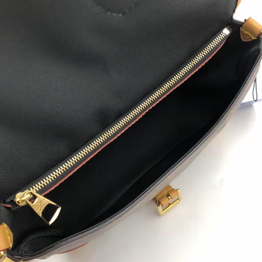 路易威登 99新Lv 法棍老花單肩包芯片款-3