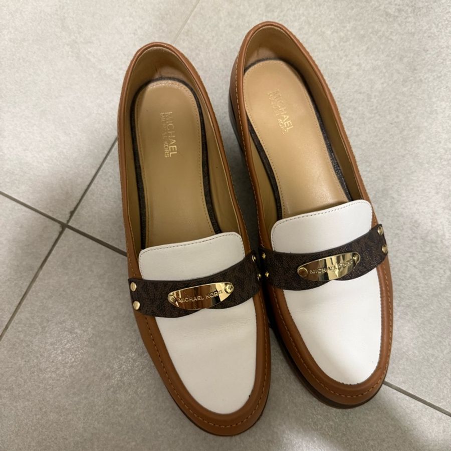 Michael kors 樂福鞋 MK樂福鞋 皮鞋 8號-1
