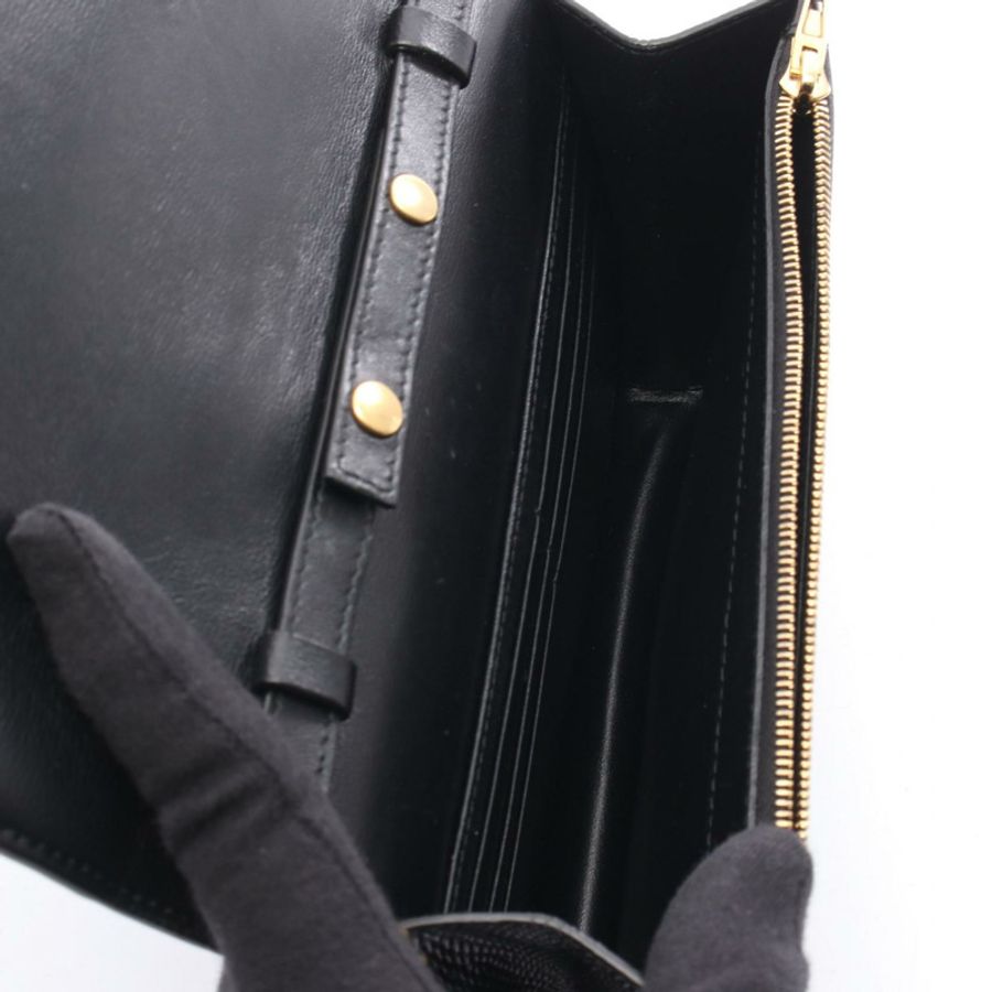 BALENCIAGA B. Dot 鏈條單肩斜背包 593615 黑色皮革 二手 女士-2