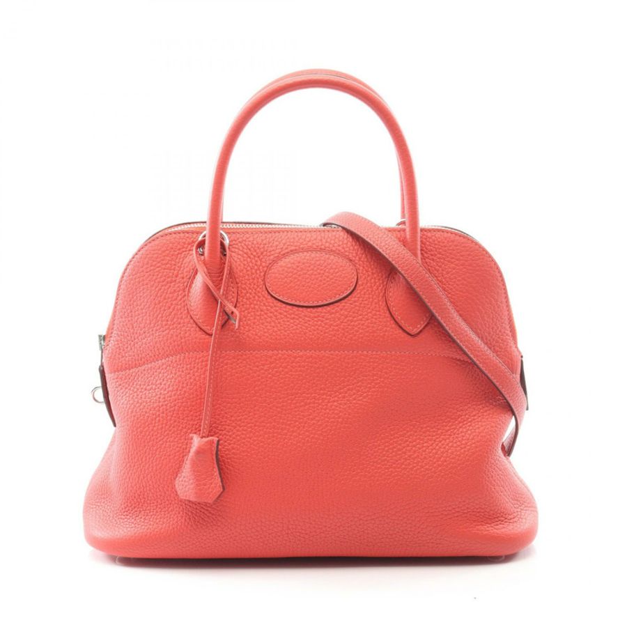 愛馬仕 Bolide 31 單肩手提包 T Taurillon Clemence Rose jaipur 二手 SHW-0