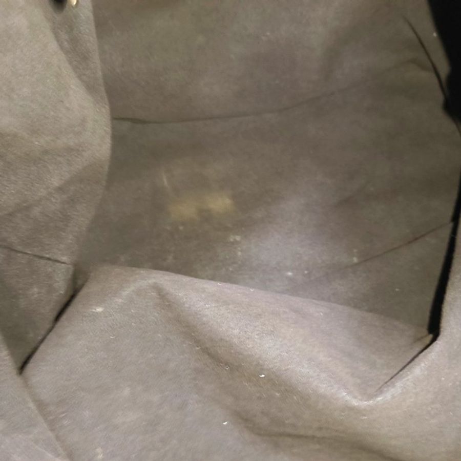 LOUIS VUITTON MAHINA黑色牛皮老花手提包單肩包金色五金-14