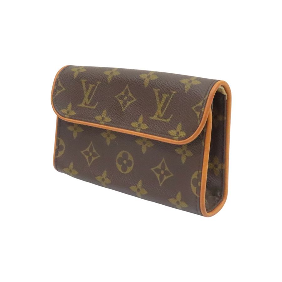 棕色 原花帆布 Pochette Florentine 腰包 M51855【LOUIS VUITTON LV 路易威登】 M51855-2
