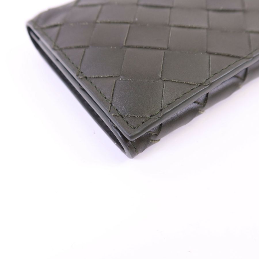 BOTTEGA VENETA 羊皮皮革Long Bifold Wallet長錢包-10