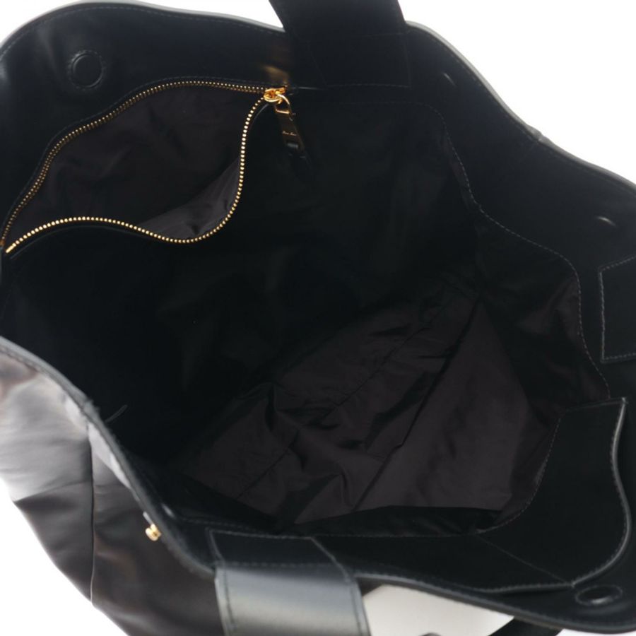 Miu Miu Hobo Tote 單肩包 5BC119 皮革 黑色 二手 女款-2