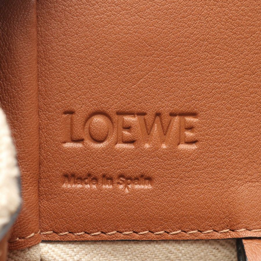 LOEWE Hammock鉤編小號肩斜背包 303.28.Z95 皮革 二手-3