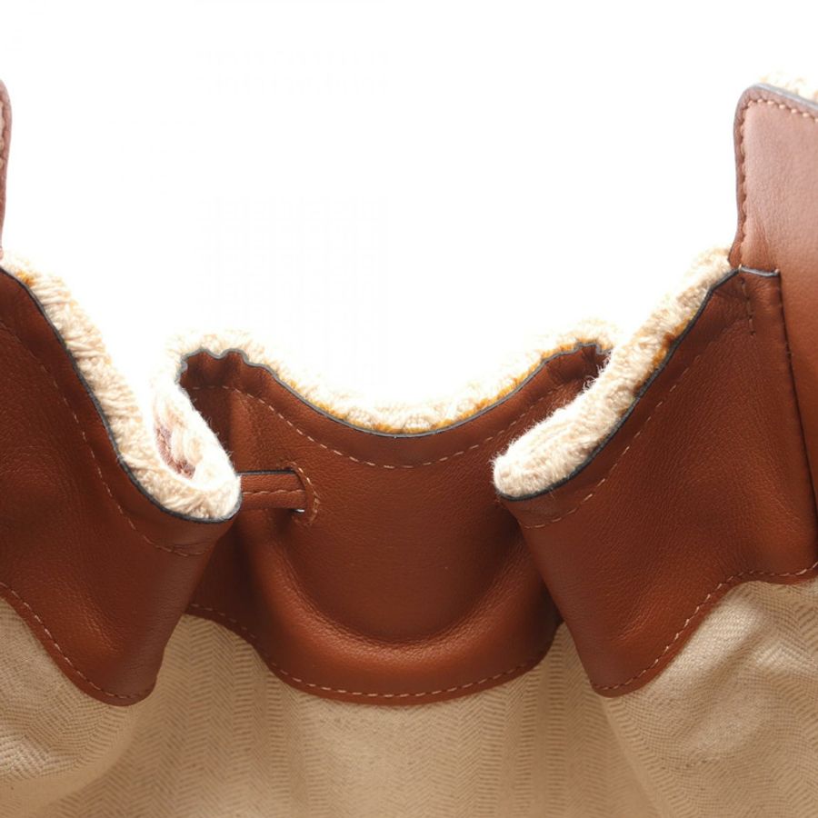 LOEWE Hammock鉤編小號肩斜背包 303.28.Z95 皮革 二手-8