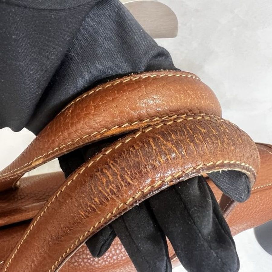 Hermès Kaba 35金棕色公事包-19