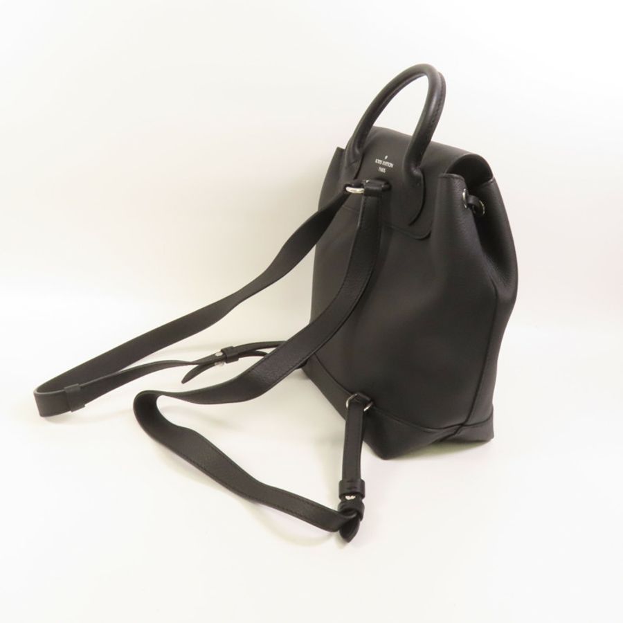 LOUIS VUITTON 牛皮皮革Lock Me Backpack銀扣背包-4