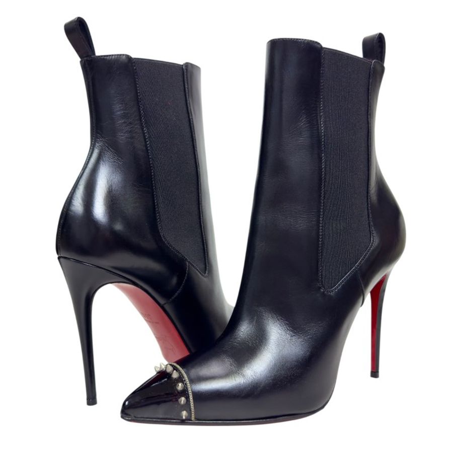 CHRISTIAN LOUBOUTIN Banjo 高踭短靴 100MM-0