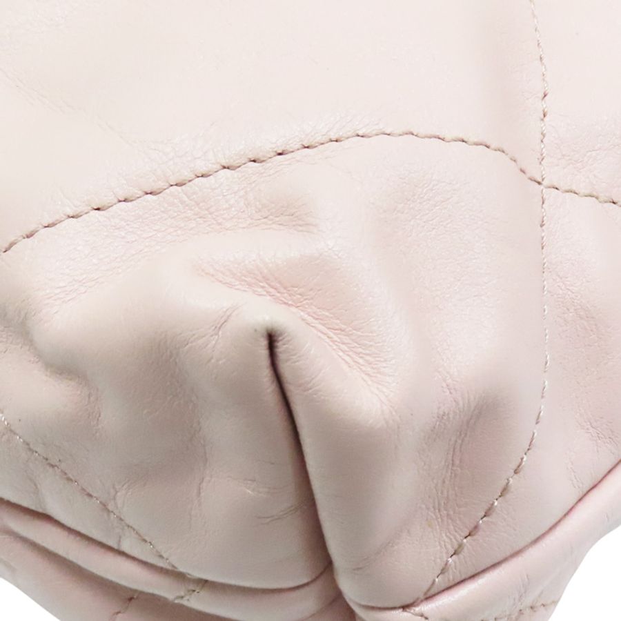 粉色 牛皮 22 肩背包【CHANEL 香奈兒】 AS3260-11