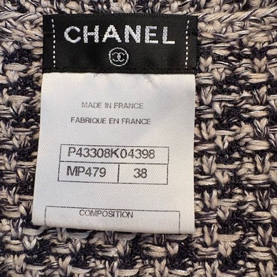 Chanel 經典編織兩口袋開襟衫-17