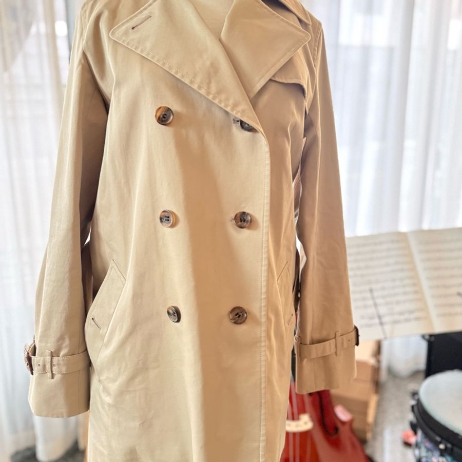 🌸 Burberry外套品牌經典女款風衣 |時尚穿搭 |機場穿搭-5
