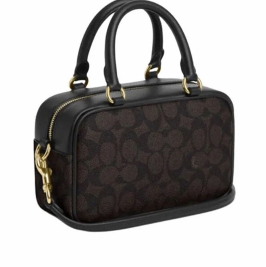 Coach 女士 拉鍊斜挎包均碼碼18cm*7cm*12.7cm-4